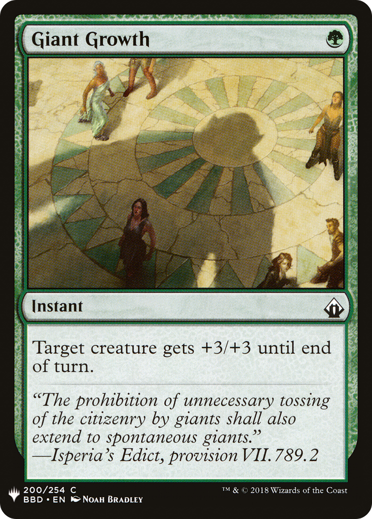 {C} Giant Growth [Mystery Booster][LS BBD 200]