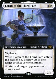 {R} Loran of the Third Path (Extended Art) [The Brothers' War][BRO 304]