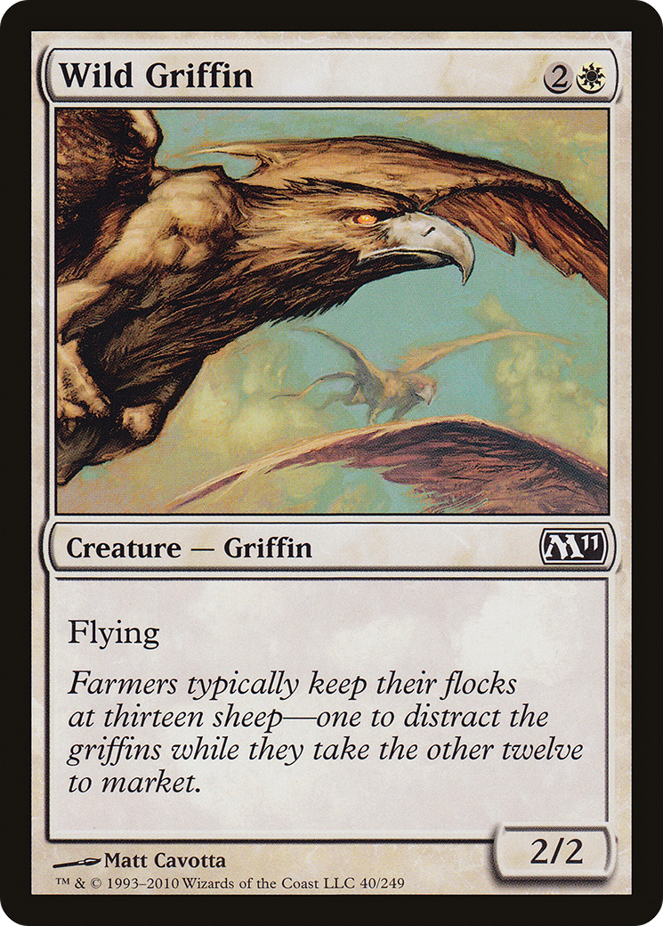 {C} Wild Griffin [Magic 2011][M11 040]