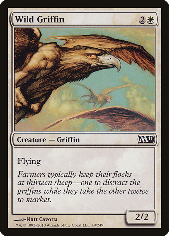 {C} Wild Griffin [Magic 2011][M11 040]