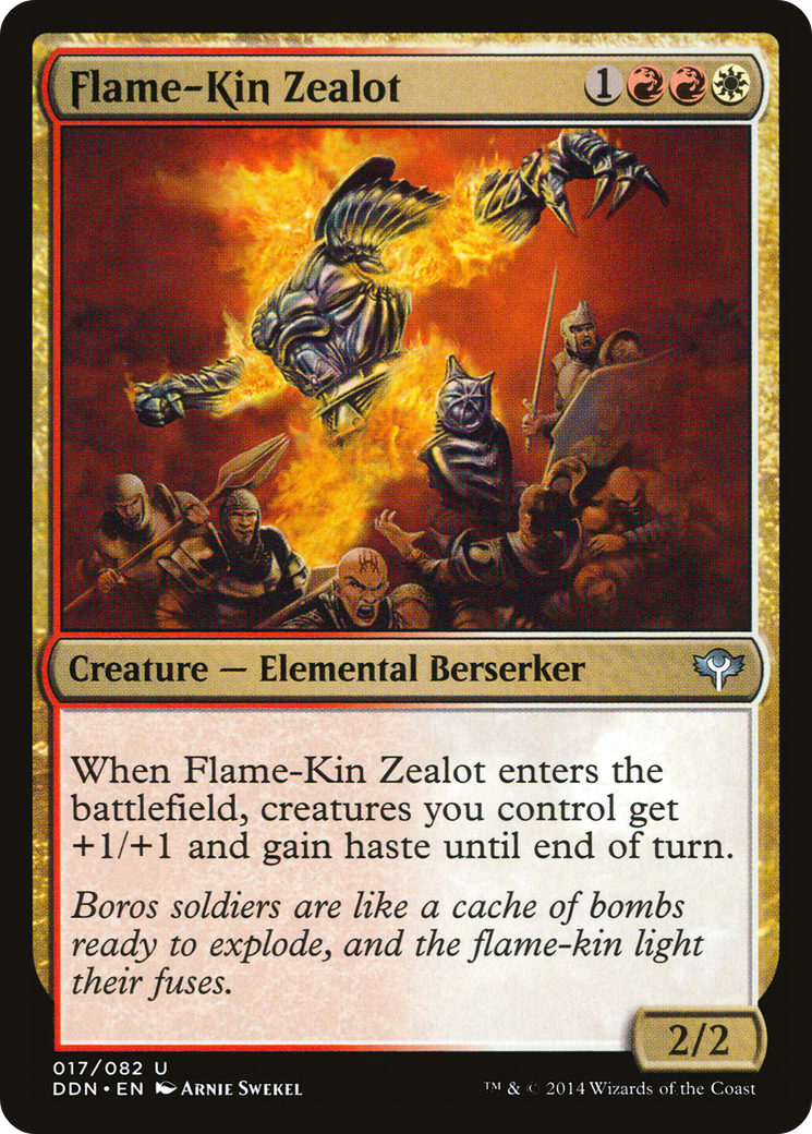 {C} Flame-Kin Zealot [Duel Decks: Speed vs. Cunning][DDN 017]