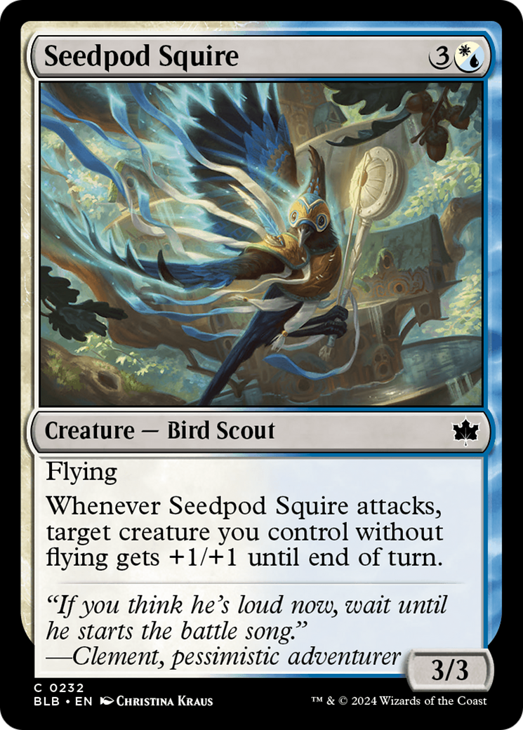 {@C} Seedpod Squire [Bloomburrow][BLB 232]
