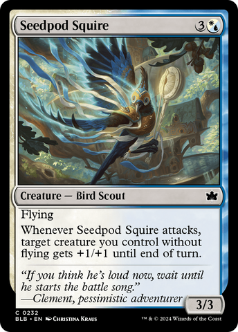 {@C} Seedpod Squire [Bloomburrow][BLB 232]