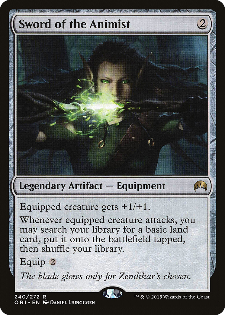 {R} Sword of the Animist [Magic Origins][ORI 240]