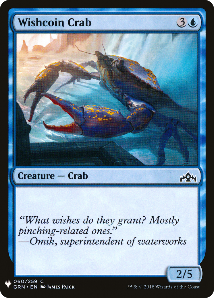 {C} Wishcoin Crab [Mystery Booster][LS GRN 060]