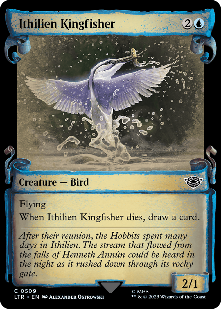 {C} Ithilien Kingfisher [The Lord of the Rings: Tales of Middle-Earth Showcase Scrolls][LTR 509]