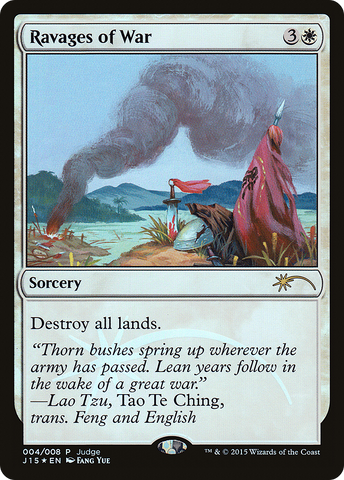 {R} Ravages of War [Judge Gift Cards 2015][PA J15 004]