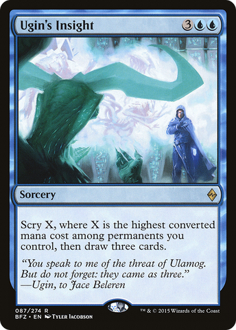 {R} Ugin's Insight [Battle for Zendikar][BFZ 087]