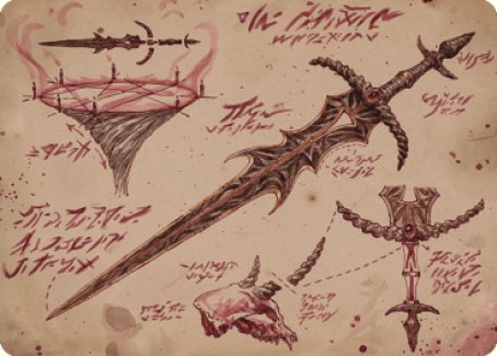 {A} Blackblade Reforged Art Card [The Brothers' War Art Series][ABRO 056]