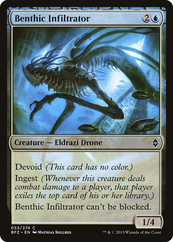 {C} Benthic Infiltrator [Battle for Zendikar][BFZ 055]