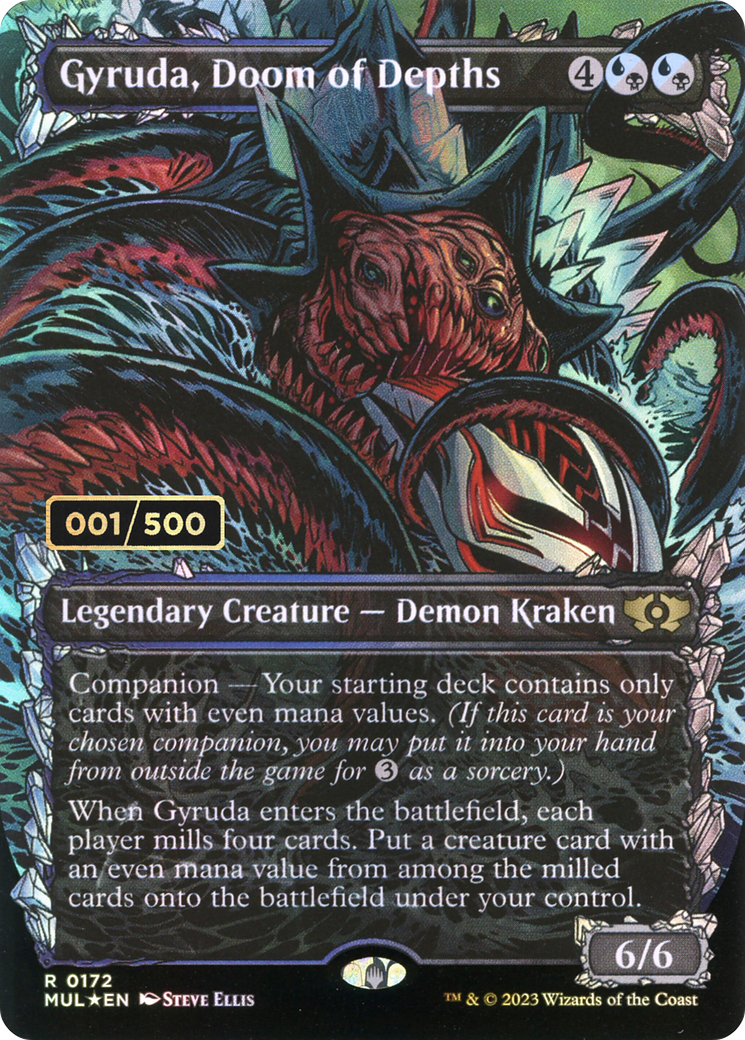 {R} Gyruda, Doom of Depths (Serialized) [Multiverse Legends][SR MUL 172]