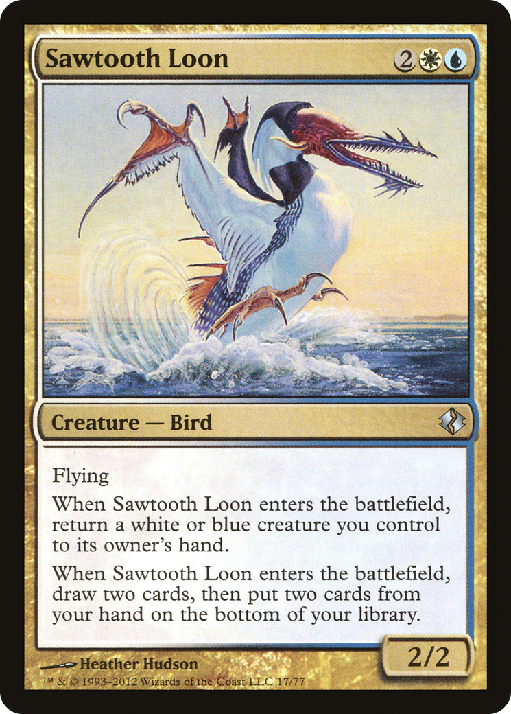 {C} Sawtooth Loon [Duel Decks: Venser vs. Koth][DDI 017]
