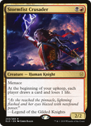 {R} Stormfist Crusader (Promo Pack) [Throne of Eldraine Promos][PP ELD 203]