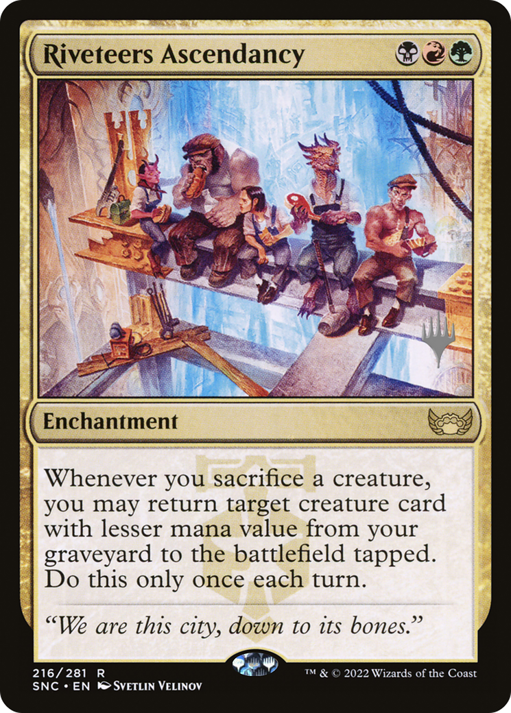 {R} Riveteers Ascendancy (Promo Pack) [Streets of New Capenna Promos][PP SNC 216]