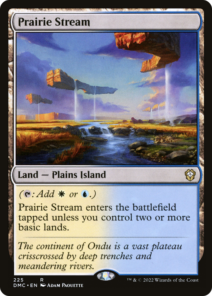 {R} Prairie Stream [Dominaria United Commander][DMC 225]