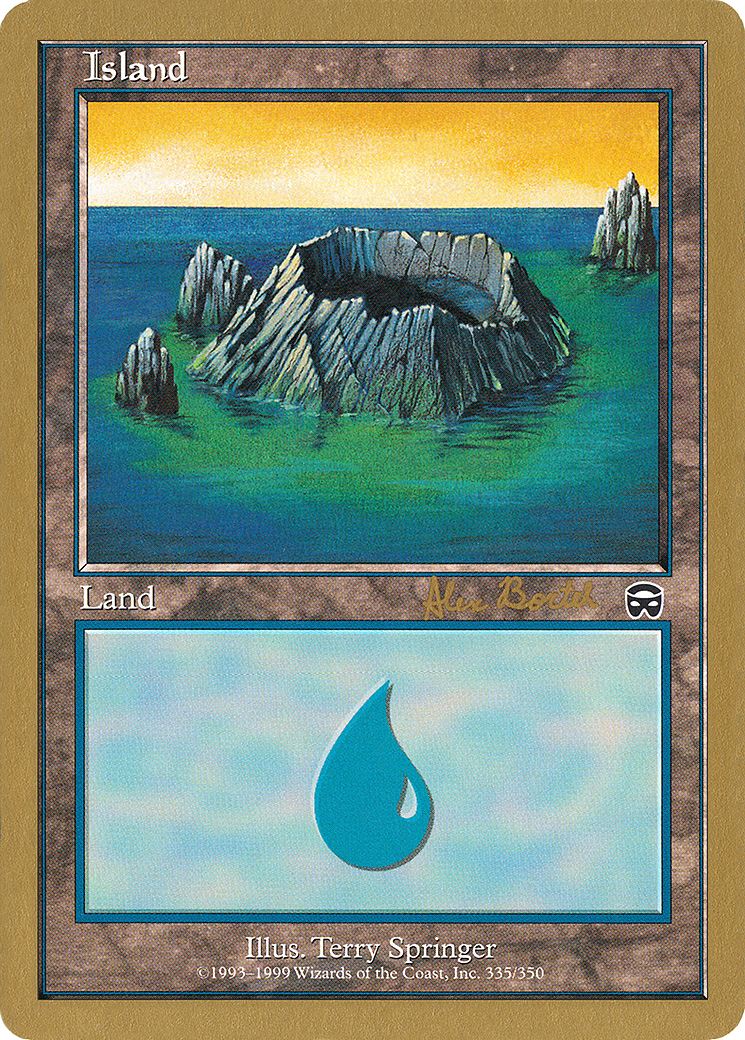 {B}[GB WC01 AB335A] Island (ab335a) (Alex Borteh) [World Championship Decks 2001]