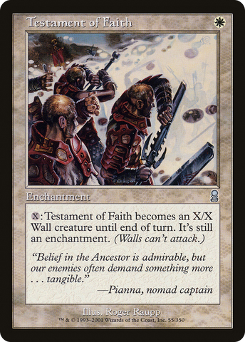 {C} Testament of Faith [Odyssey][ODY 055]