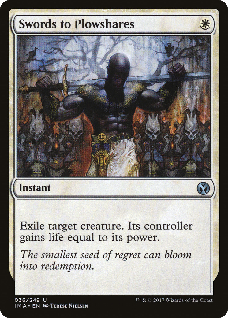 {C} Swords to Plowshares [Iconic Masters][IMA 036] - Misty Mountain Games