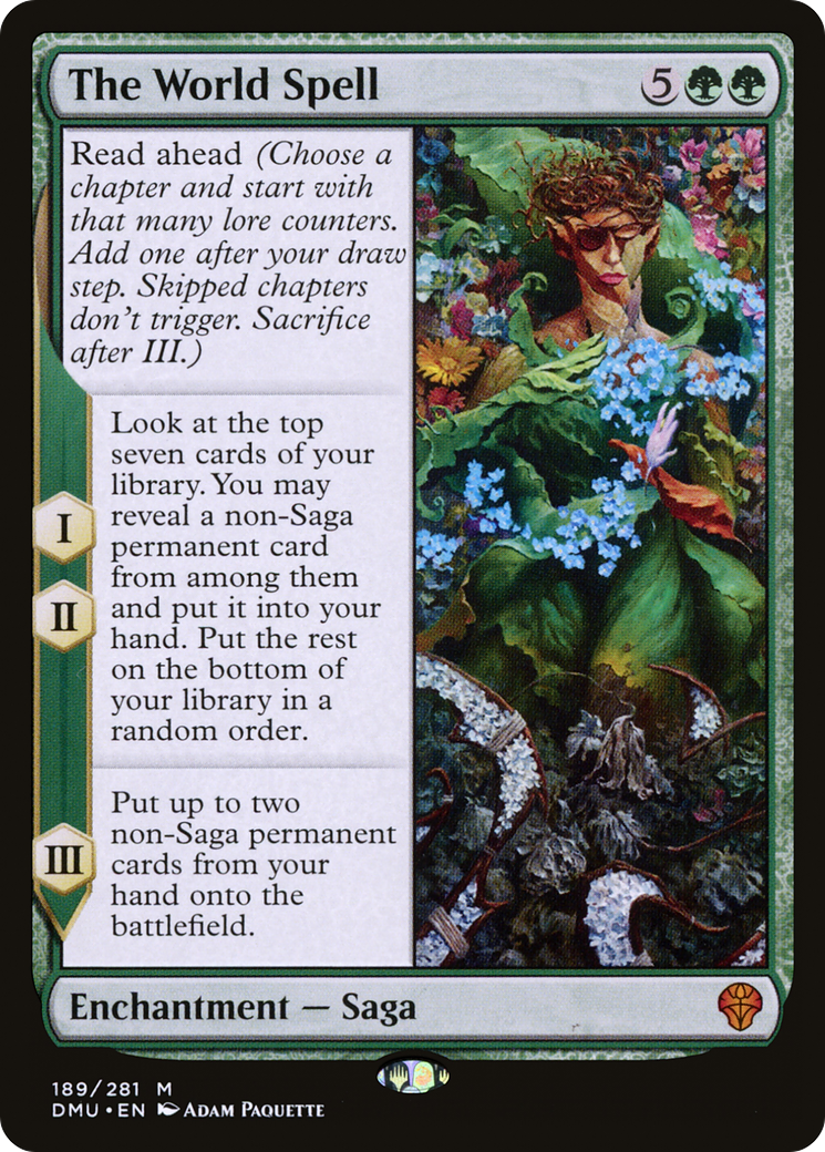 {R} The World Spell [Dominaria United][DMU 189]