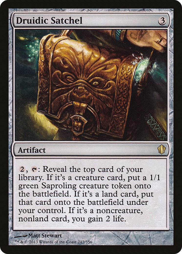 {R} Druidic Satchel [Commander 2013][C13 242]