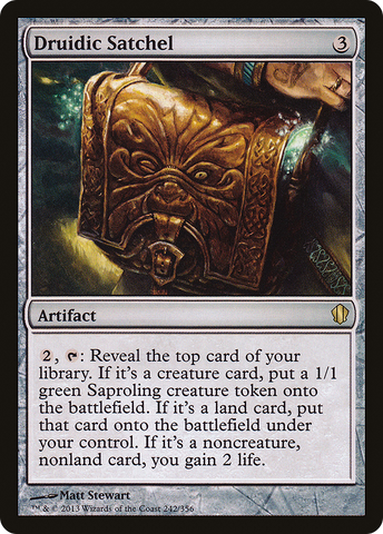 {R} Druidic Satchel [Commander 2013][C13 242]