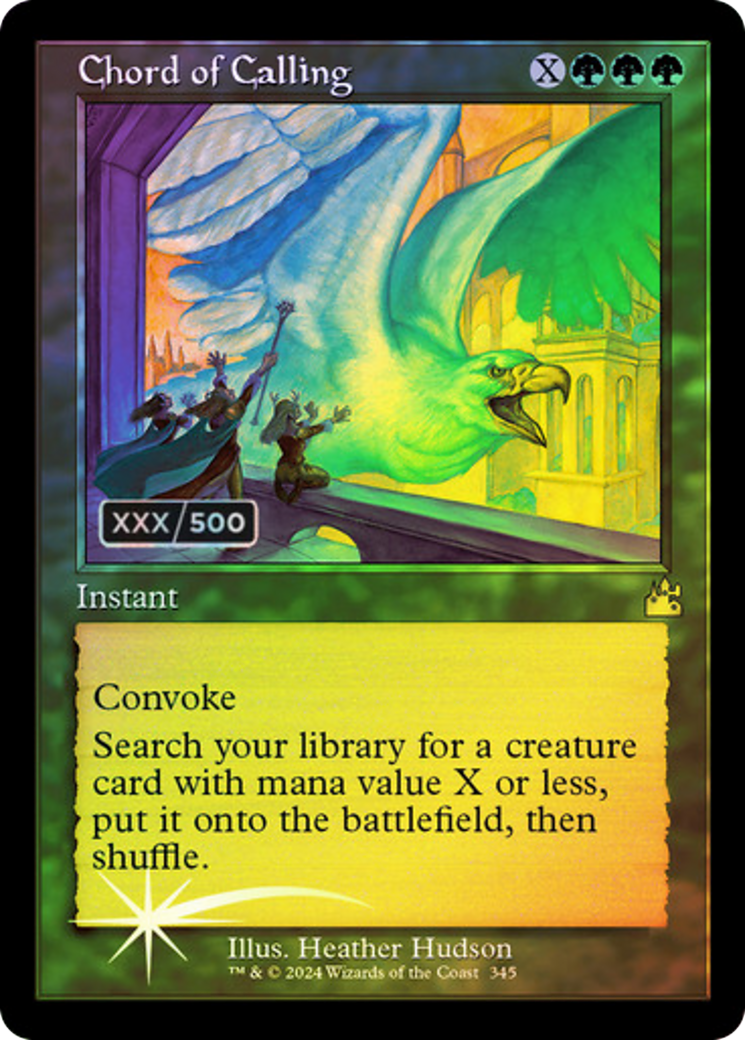 {R} Chord of Calling (Retro) (Serialized) [Ravnica Remastered][SR RVR 345]