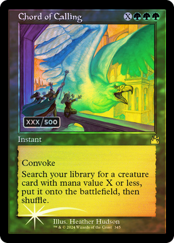 {R} Chord of Calling (Retro) (Serialized) [Ravnica Remastered][SR RVR 345]