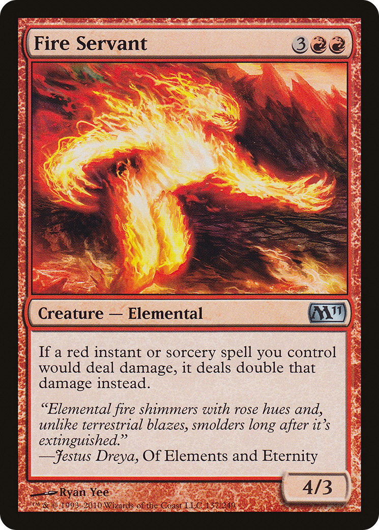 {C} Fire Servant [Magic 2011][M11 137]