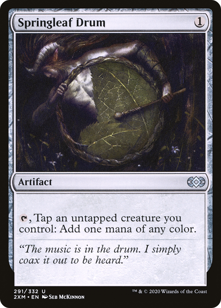 {C} Springleaf Drum [Double Masters][2XM 291] - Misty Mountain Games