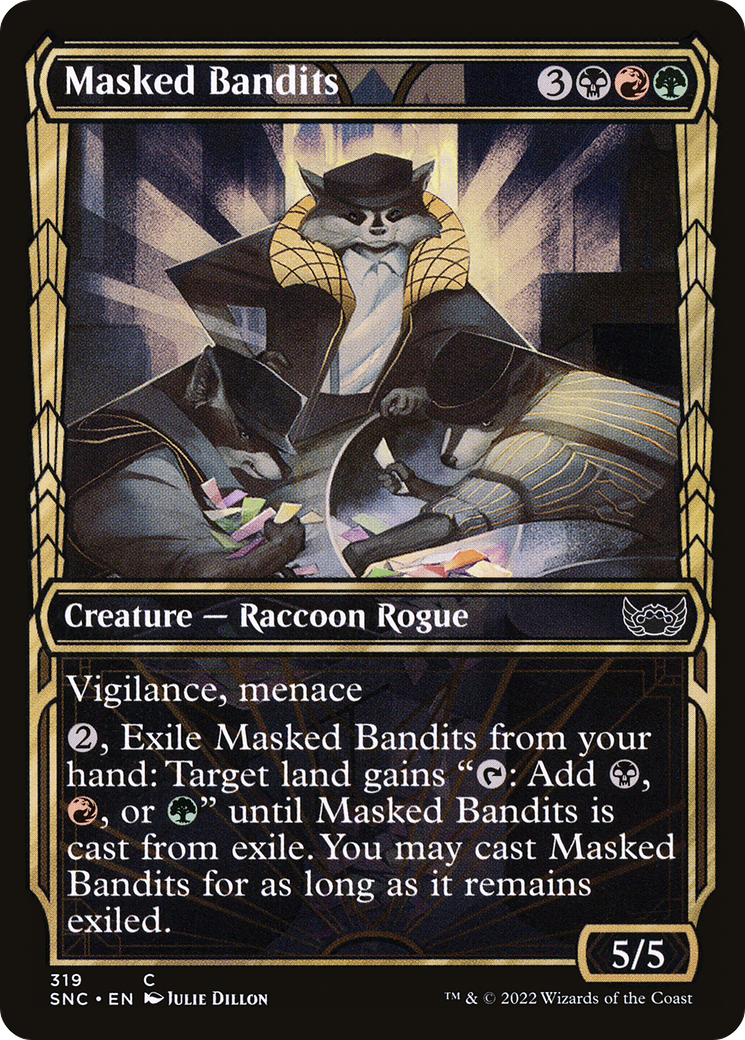 {C} Masked Bandits (Showcase Golden Age) [Streets of New Capenna][SNC 319]