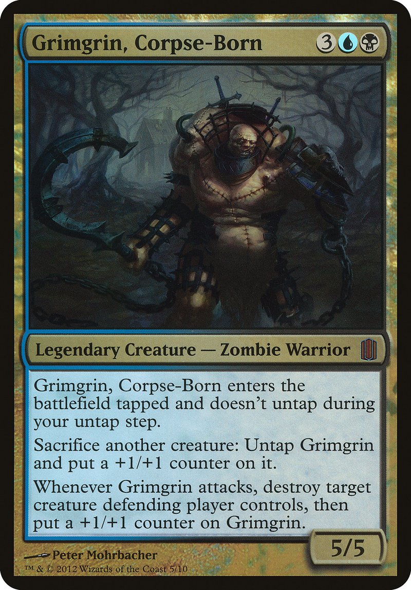 {O} Grimgrin, Corpse-Born (Oversized) [Commander's Arsenal Oversized][OVR CM1 005]