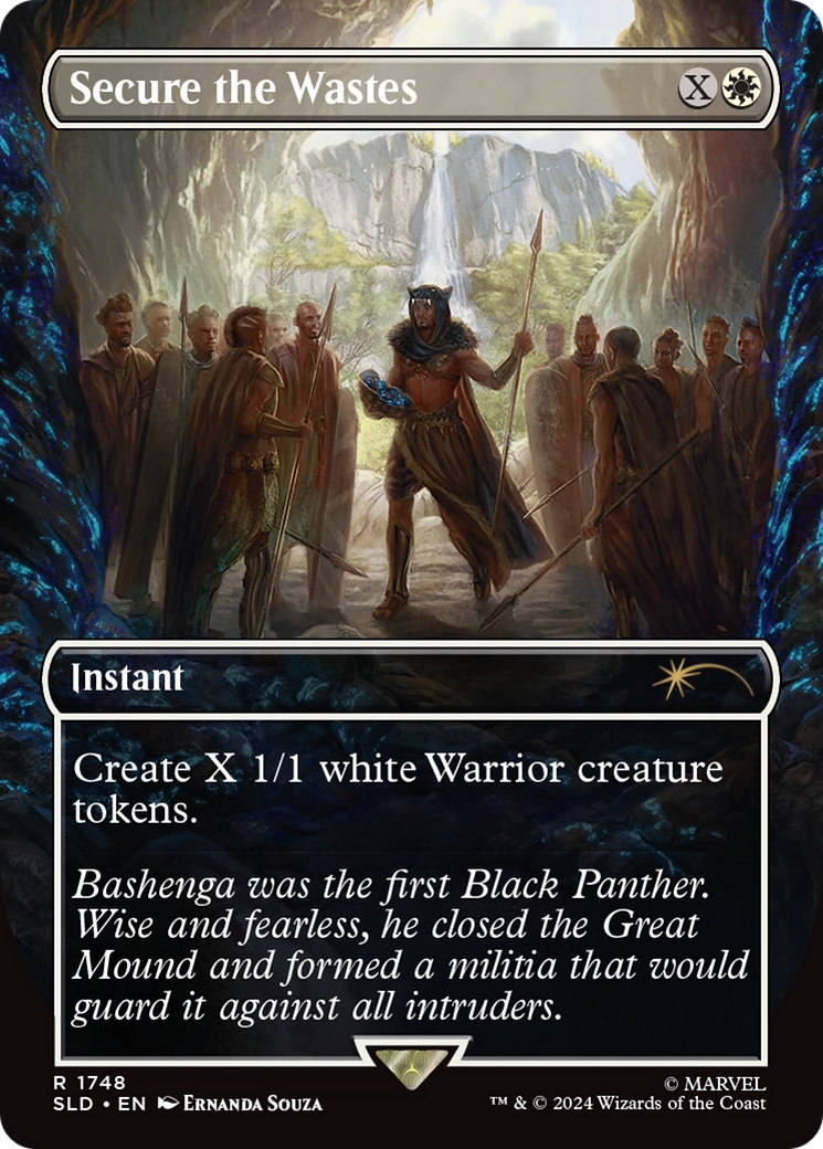 {R} Secure the Wastes (Rainbow Foil) [Secret Lair Drop Series][RBF SLD 1748]