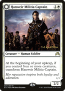 {R} Hanweir Militia Captain // Westvale Cult Leader [Shadows over Innistrad Prerelease Promos][PR SOI 021]