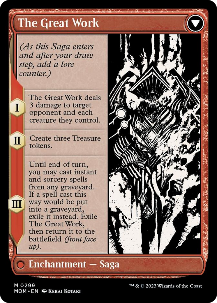 {R} Urabrask // The Great Work (Multiverse Legends) [March of the Machine][MOM 299]