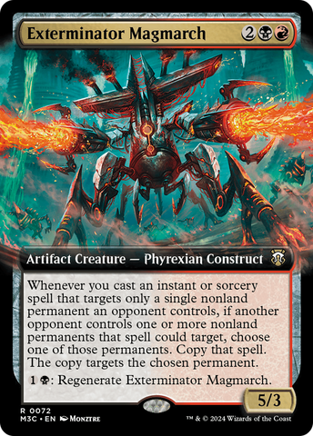 {R} Exterminator Magmarch (Extended Art) [Modern Horizons 3 Commander][M3C 072]