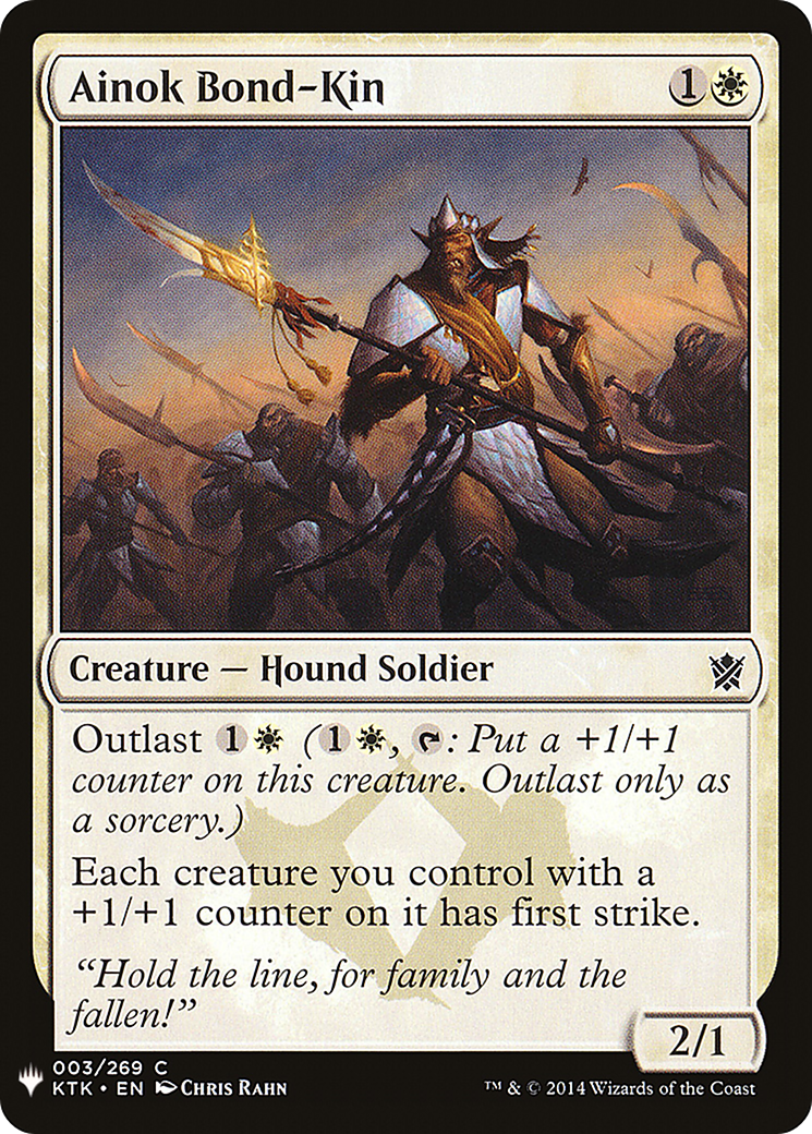 {C} Ainok Bond-Kin [Mystery Booster][LS KTK 003]