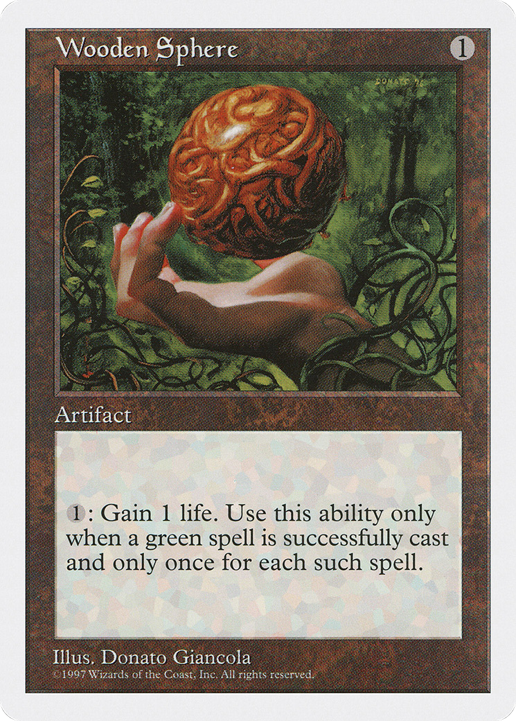 {C} Wooden Sphere [Fifth Edition][5ED 409]