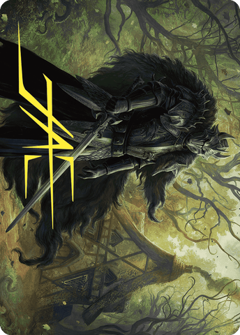 {A} Agatha's Champion Art Card (Gold-Stamped Signature) [Wilds of Eldraine Art Series][GS AWOE 022]