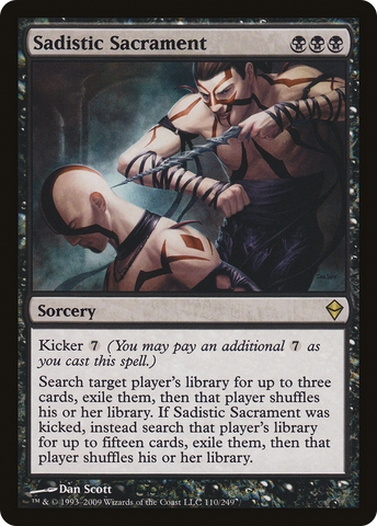 {R} Sadistic Sacrament [Zendikar][ZEN 110]