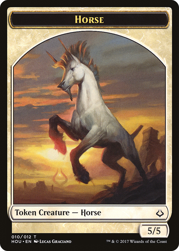 {T} Horse Token [Hour of Devastation Tokens][THOU 010] - Misty Mountain Games