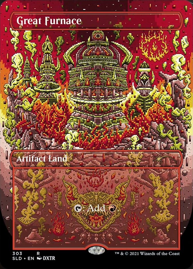 {R} Great Furnace (Borderless) [Secret Lair Drop Series][SLD 303]