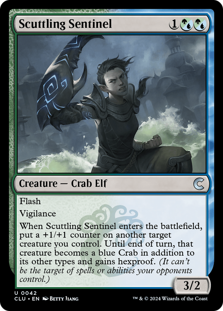 {C} Scuttling Sentinel [Ravnica: Clue Edition][CLU 042]
