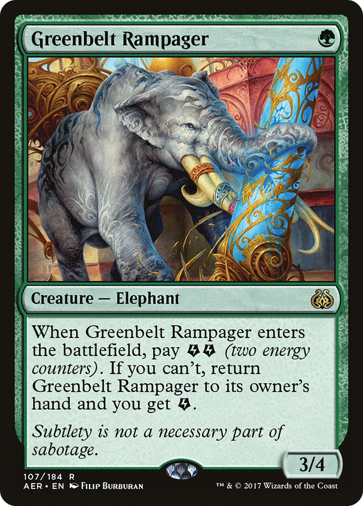 {R} Greenbelt Rampager [Aether Revolt][AER 107]