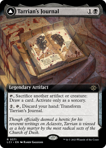 {@R} Tarrian's Journal // The Tomb of Aclazotz (Extended Art) [The Lost Caverns of Ixalan][LCI 371]