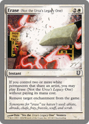{C} Erase (Not the Urza's Legacy One) [Unhinged][UNH 010]