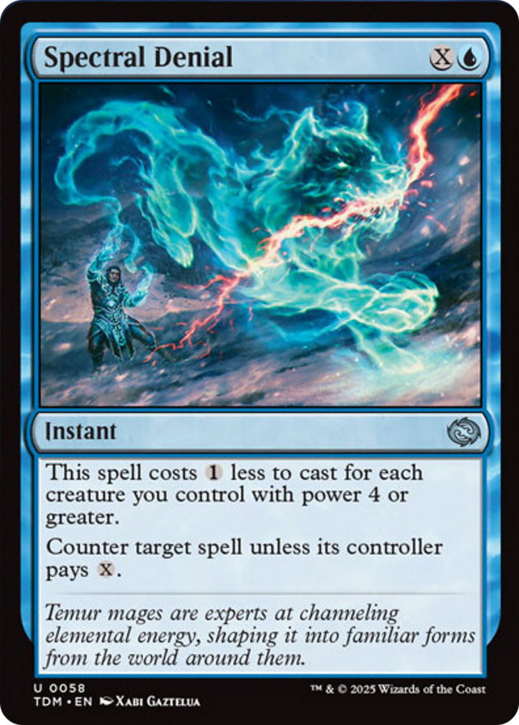 {@C} Spectral Denial [Tarkir: Dragonstorm][TDM 058]