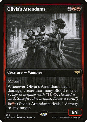 {R} Olivia's Attendants [Innistrad: Double Feature][DBL 439]