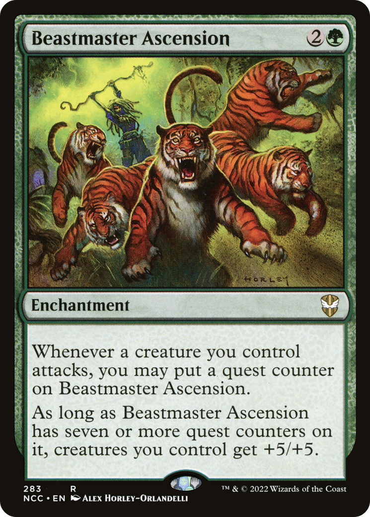 {R} Beastmaster Ascension [Streets of New Capenna Commander][NCC 283]
