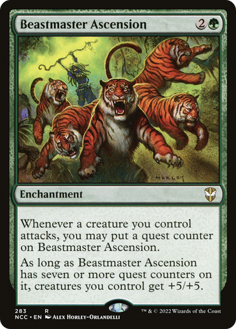 {R} Beastmaster Ascension [Streets of New Capenna Commander][NCC 283]