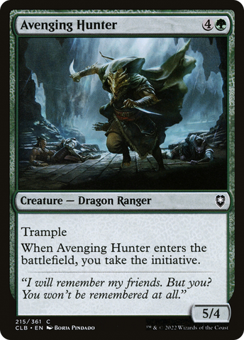 {C} Avenging Hunter [Commander Legends: Battle for Baldur's Gate][CLB 215]